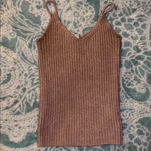 Light Pink Sweater Cami 🌸